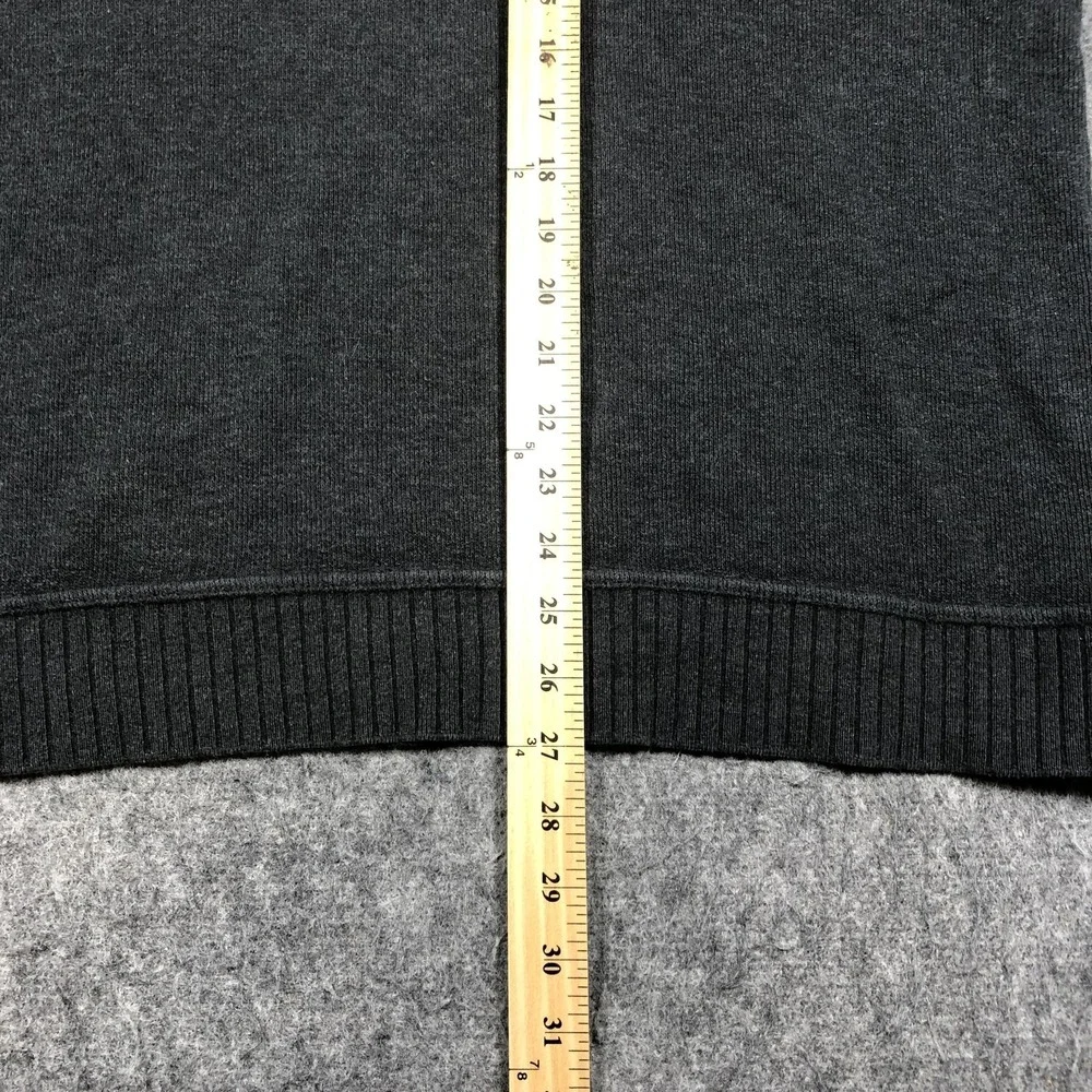 Banana‎ Republic Sweater Mens XL Gray Collared Cotton Knit Pullover Long Sleeve